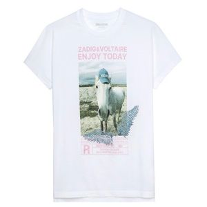 Zadig & Voltaire's Tom Compo Cheval T-shirt Large
